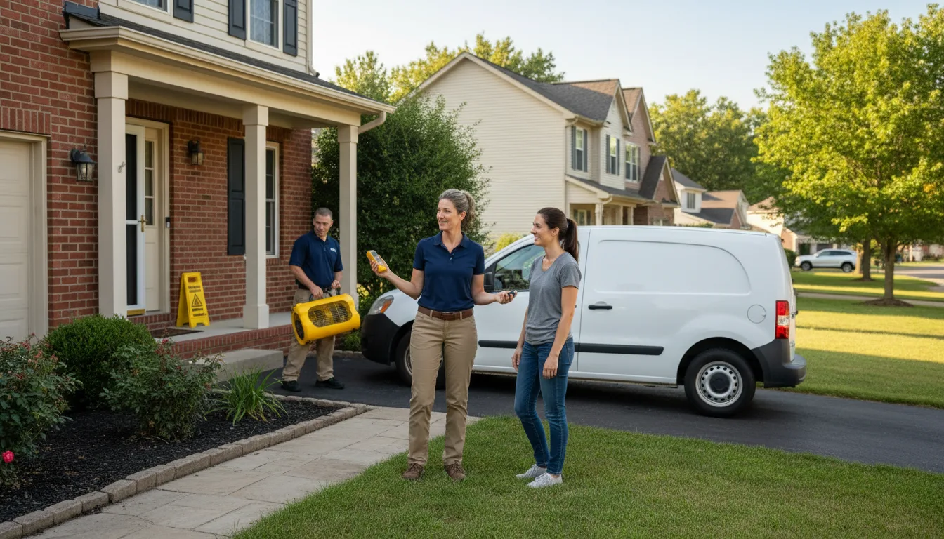 Residential water damage restoration in Smicksburg, PA